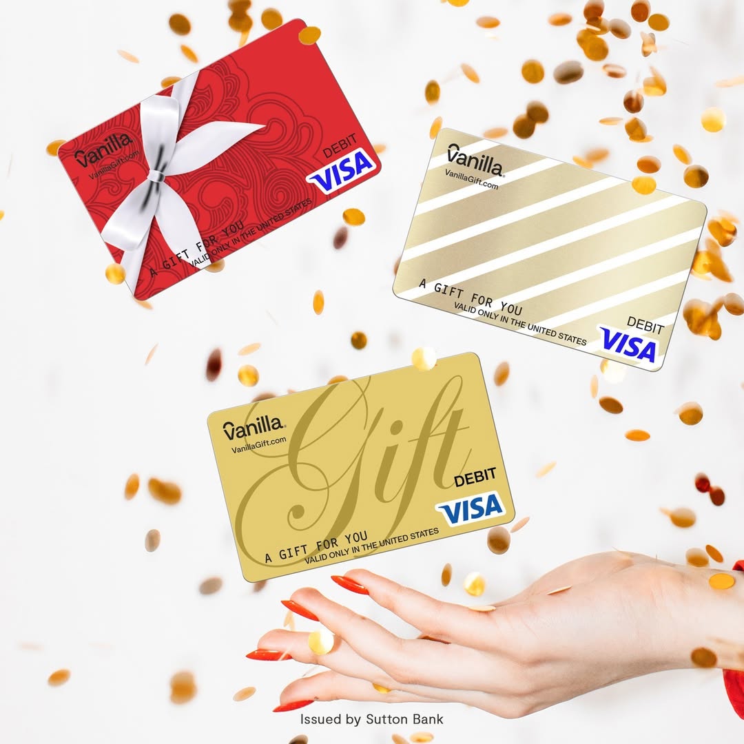 Vanilla Gift Card Example